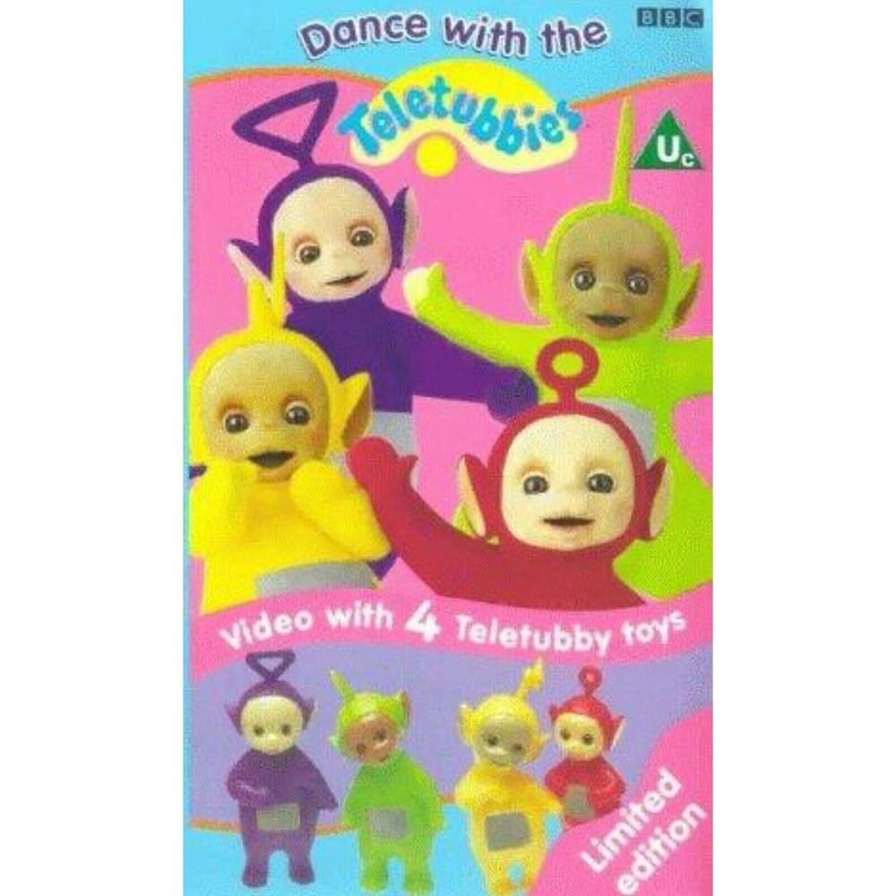 Teletubbies - Dance With The Teletubbies (VHS, 1998) TESTED Tape Generic Cover